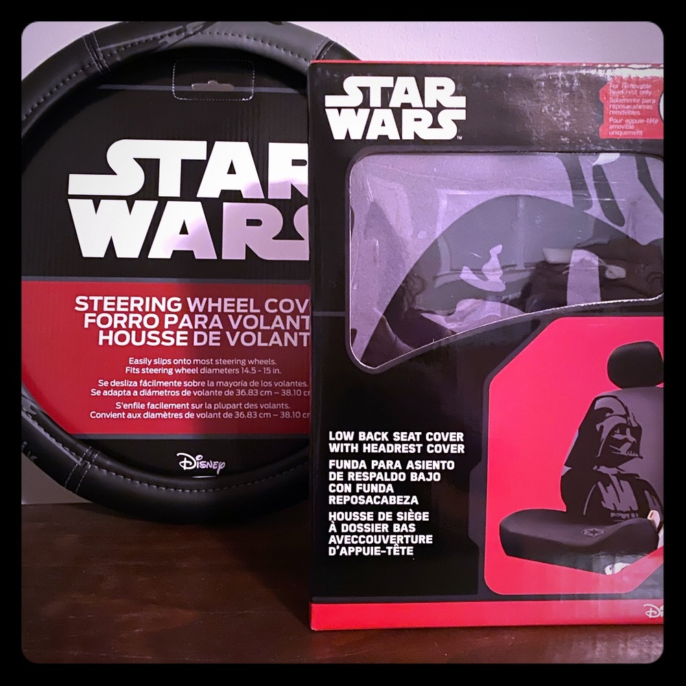 Brand New Star Wars Seat & Steering Wheel Cover